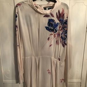 Free People Size Medium Ivory Tunic/Mini!